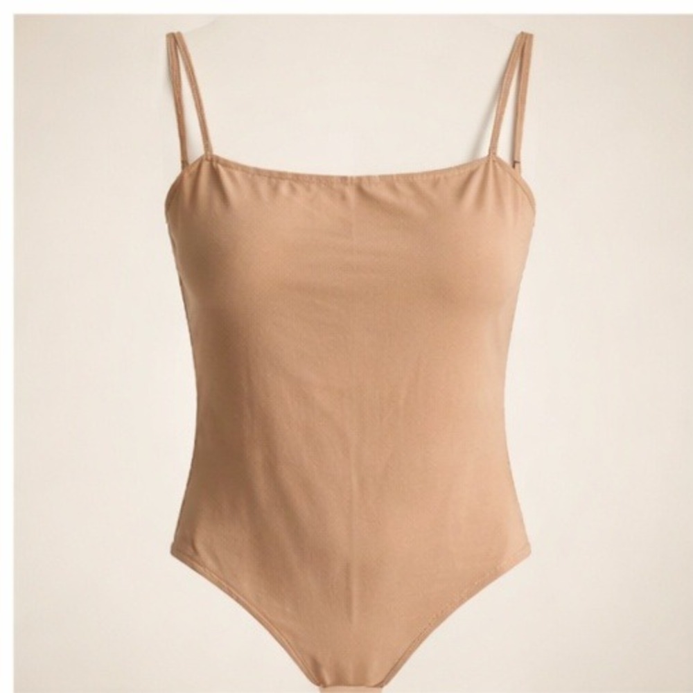 SKIMS XL Fits Everybody Cami Thong Bodysuit Ochre Tan XL AP-BST-0066 NWT